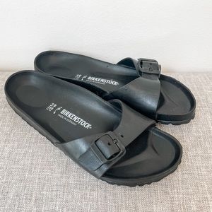 Birkenstock Waterproof Eva Madrid Size 39 Narrow Black